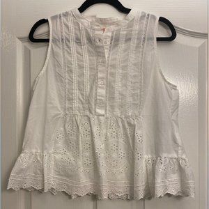 Levi's White Blouse Tank Top